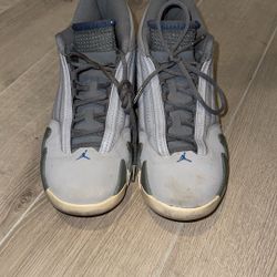 Air Jordan 14 Retro Wolf Grey Size 9 