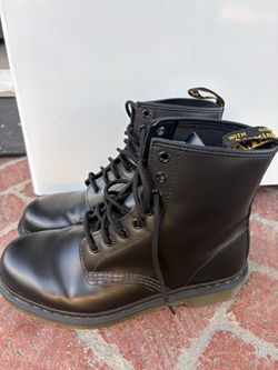 Dr. Martens 1460 Black Leather Lace-Up Boots