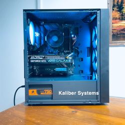 Custom Gaming Computer with AMD Ryzen 5 5500, 1660 GTX, 512GB NvME SSD