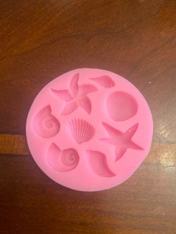 F03 mini Silicone Mold Seashell Starfish Seashells Resin Crafting Baking Mold