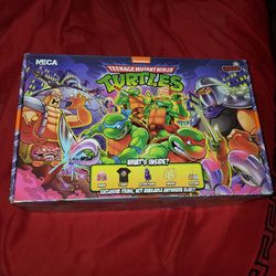 Neca TMNT Stern Pinball Pack Shredder Toon Action Figure Package New Complete 