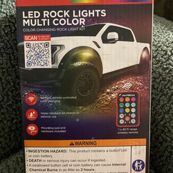 Brand New Alpena LED Rock Lights – Multi‑Color – $60