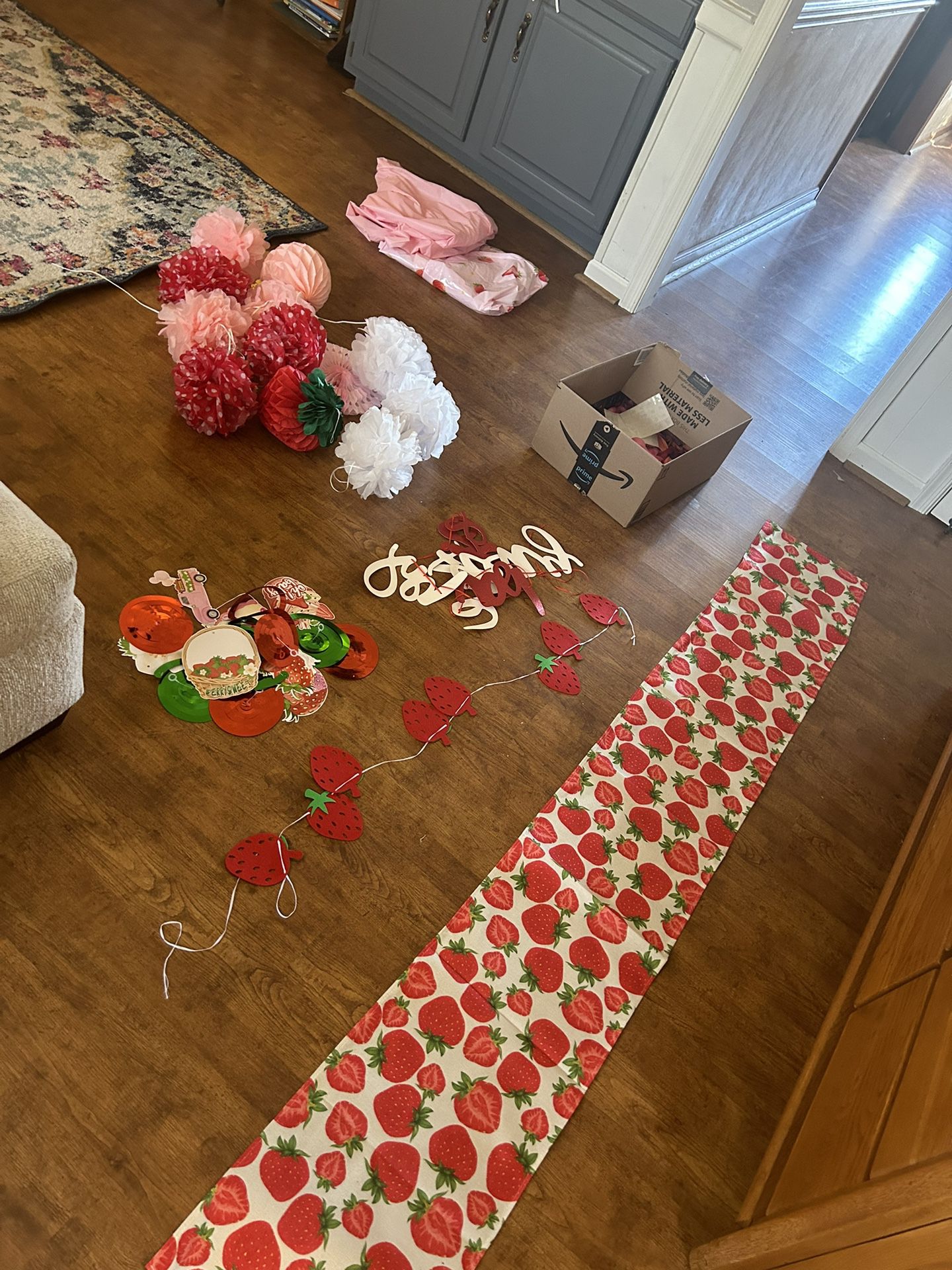 Strawberry Baby Shower Decorations 