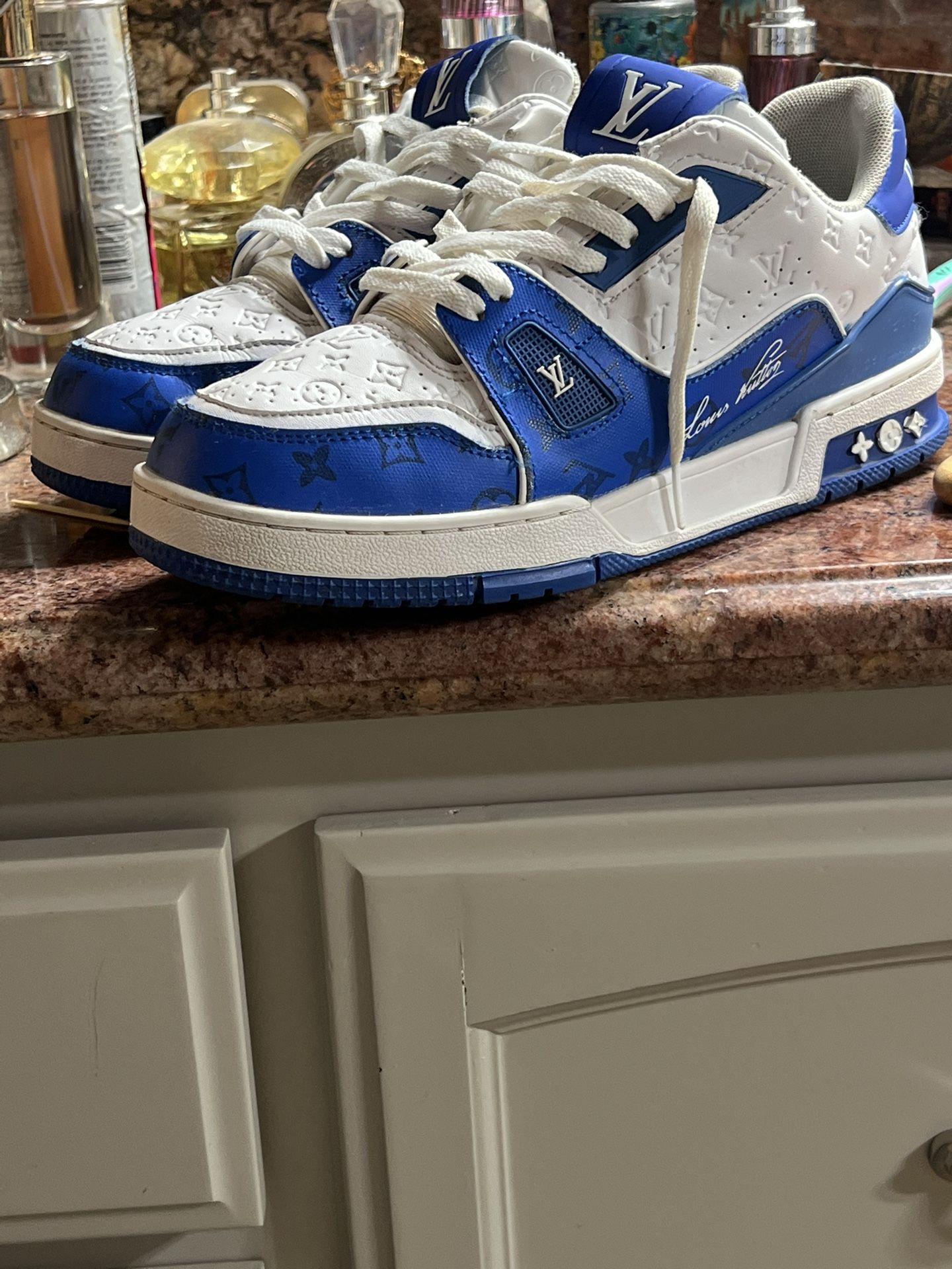 Blue And White Louis Vuitton #54 Shoes