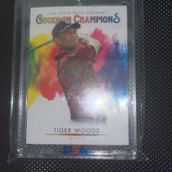 2021 Upper Deck Ssp Tiger Woods Colorblast Super Rare!