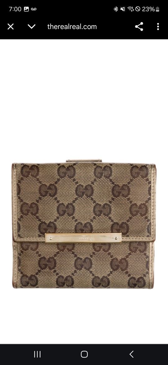 Gucci
Canvas Printed French Wallet