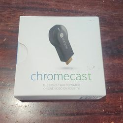 Chromecast Streaming Device for Android, IOS, OSX and Windows new in Box 