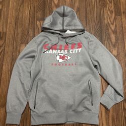 NFL Apparel * KC Chiefs PullOver SweatShirt Unisex Hoodie * Medium. 
