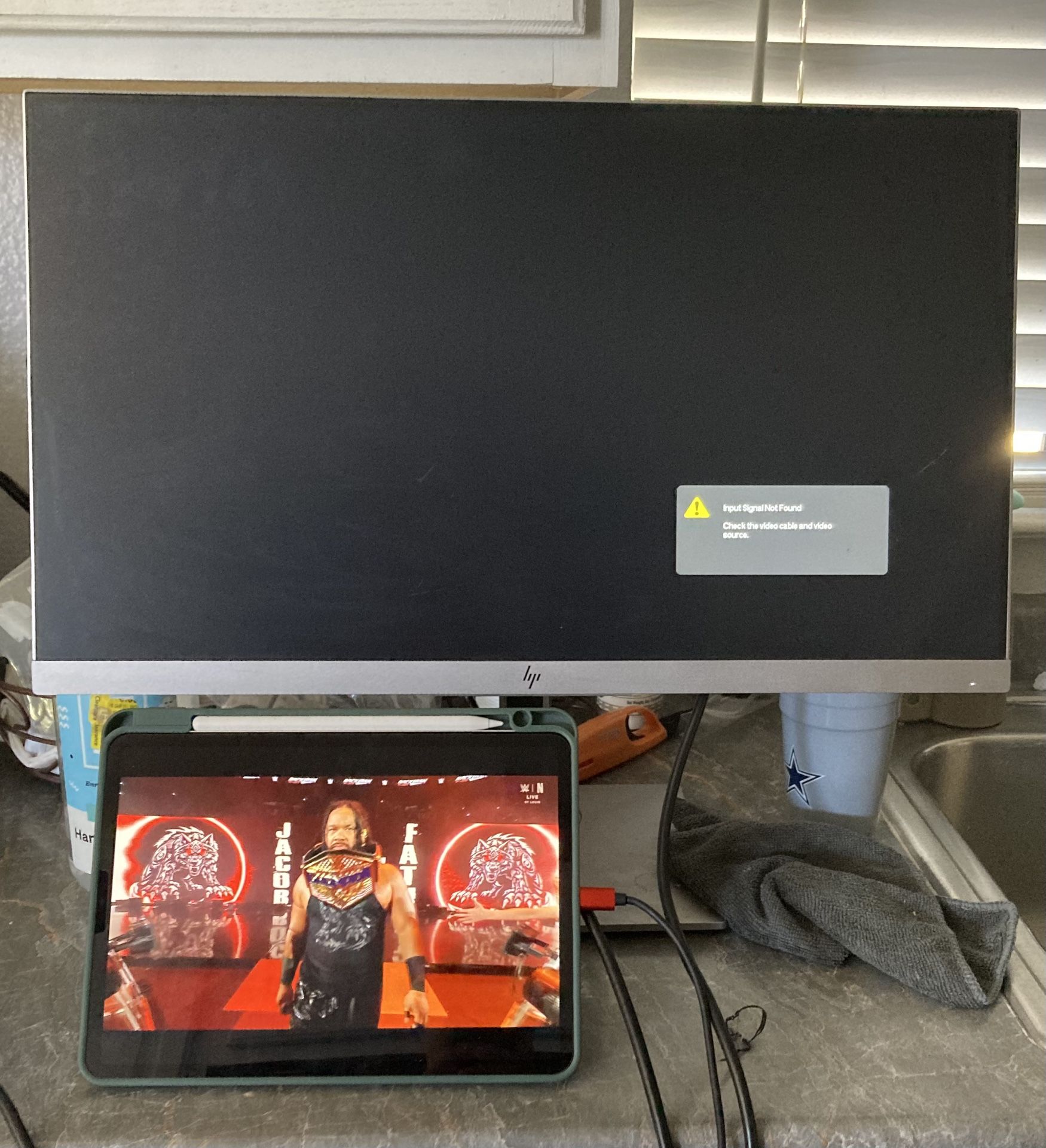 Free HP Monitor (For Parts)