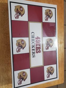 Vintage San Francisco 49ers Checkers Game
