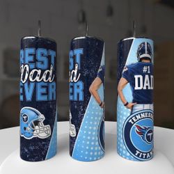 Tennessee Titans Football Dad Tumbler
