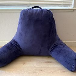 Blue Microfiber Reading Pillow!