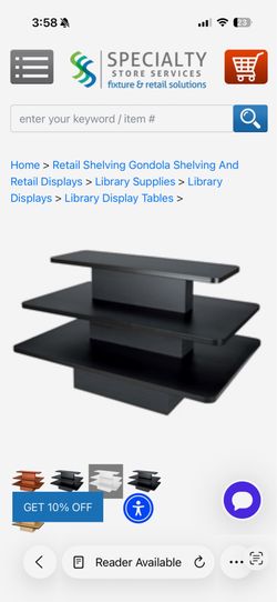 Display tables