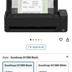 Brand new Scanner ScanSnap IX1300