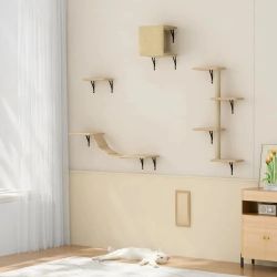 5 Pcs Wall-Mounted Cat Climber