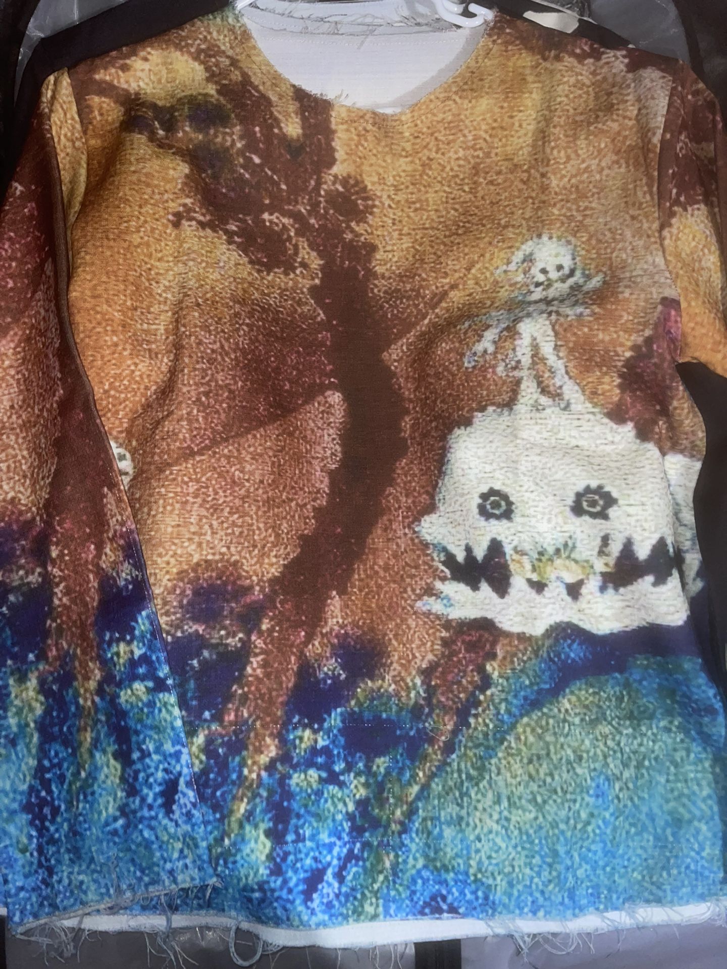 CUSTOM 1of1 KIDS SEE GHOST TAPESTRY SWEATSHIRT