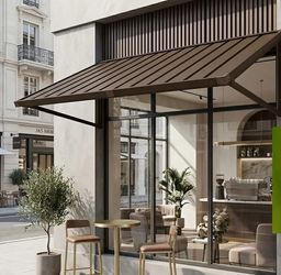 (W-9-4)Metal Door & Window Awning