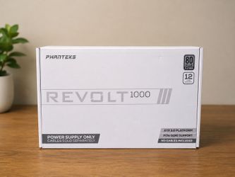 Phanteks Revolt 1000W 80+ Platinum ATX 3.0 PSU (Power Supply Only)