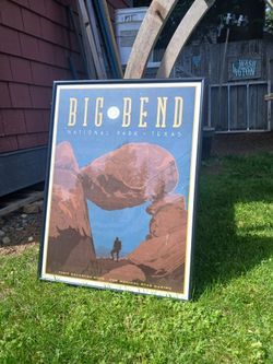 18x24 framed national park poster