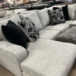 Entertainment Stunning Double Chaise Sectional