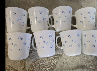 6 Corning Corelle coffee mugs like new