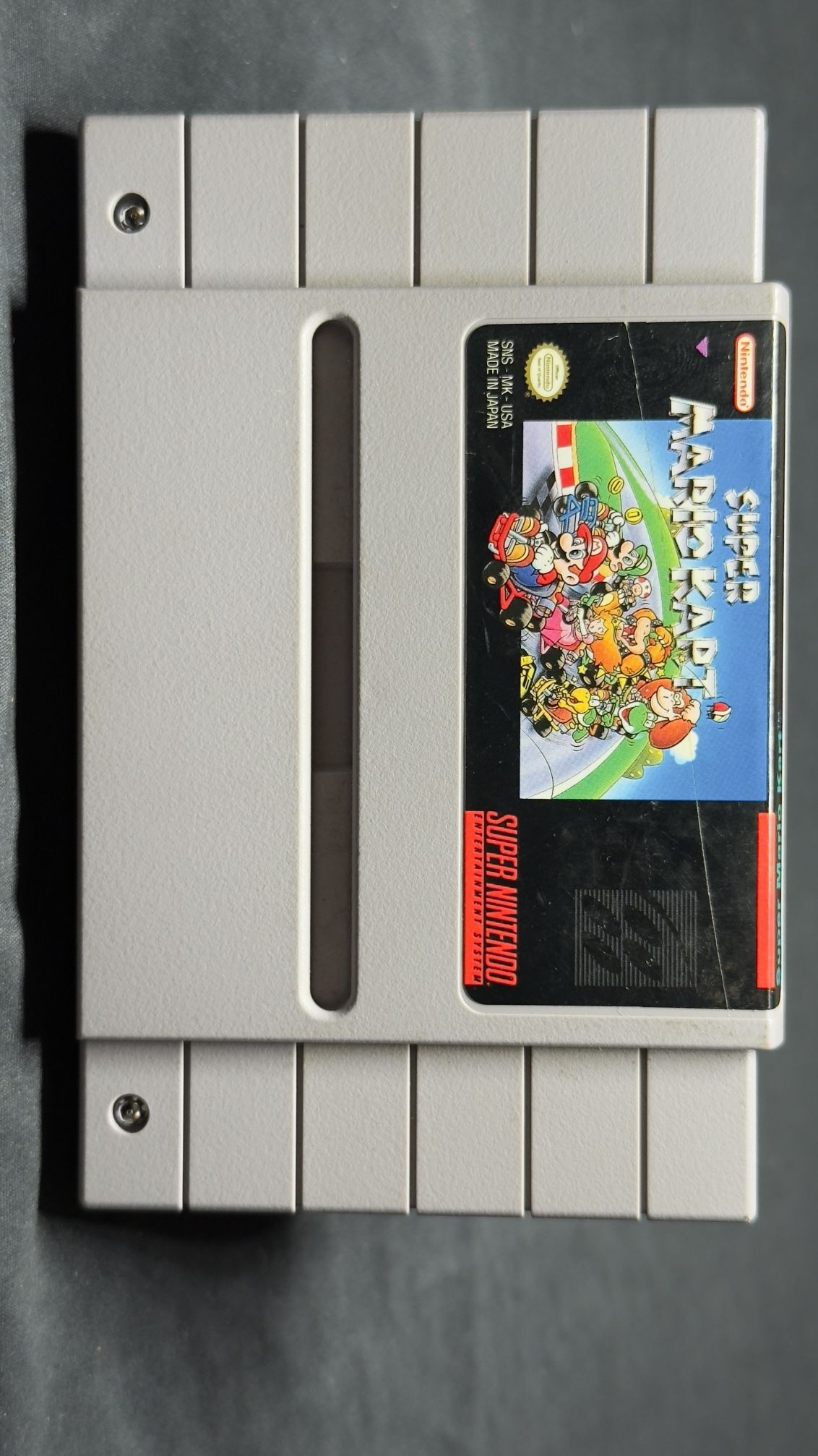 SUPER MARIO KART SNES AUTHENTIC SUPER NINTENDO