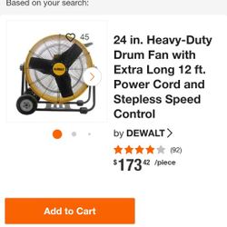 Dewalt Fan 