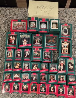 (38) 1989 Hallmark Ornaments - $90 Lot (or $4/each)