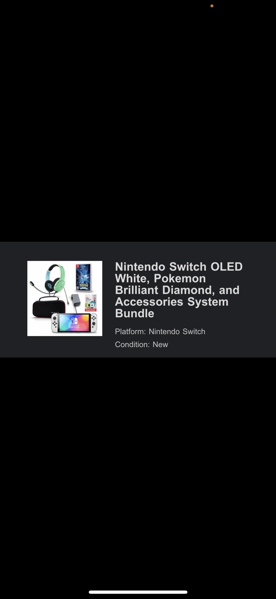 OLED Nintendo Switch Bundle