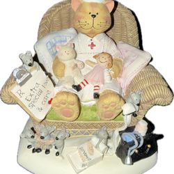 San Francisco Music Box Co. Kitty Cat Nurse Figurine 