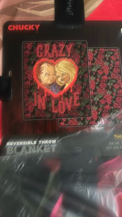 Chucky And Tiffany Blanket 