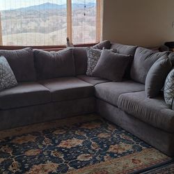 Gray Sectional Couch  With Chase Lounge(not Pictured)