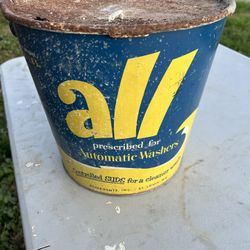 Vintage Metal Bucket 