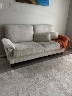 Beige 2-Seat Sofa