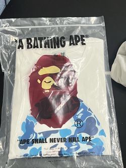 Blue camo Bape