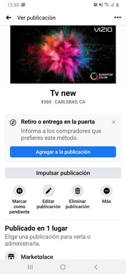 Vizio quantun new 55 solo para colgar en pared