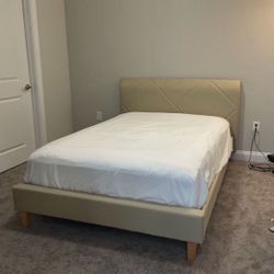 Full Upholstered Bed Frame