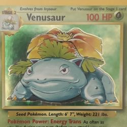 PSA 9 Base set Venusaur