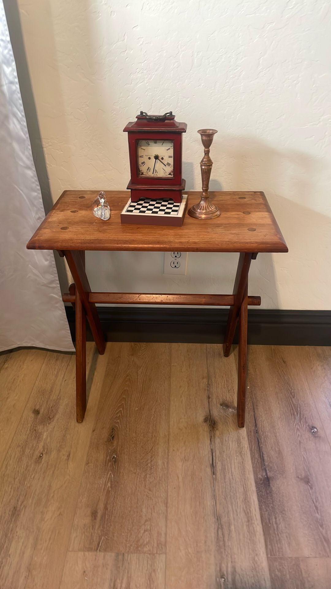 Real Wood Side Table Top: 24x14 Height: 24 Inches 