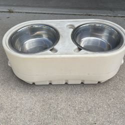 Dog Food And Water Bowls