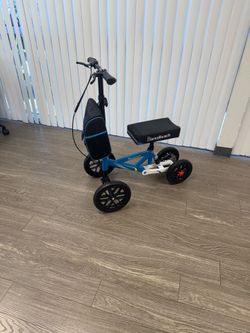 $89 / New/ Large tire All Terrain BlessReach knee Walker scooter / toe foot   Leg injury