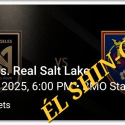 LAFC vs. Real Salt Lake  2 Tickets For 9/21/25 Section 227 Row E $90 Each