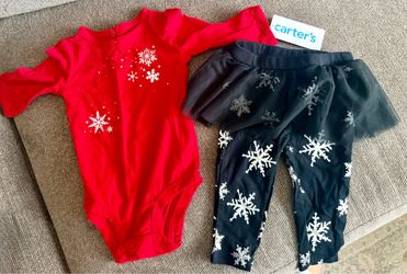New Carters Baby Christmas outfit