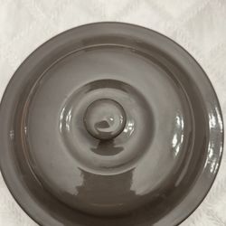 NEW Pampered Chef Retired Glazed Stoneware Round Baking Dish