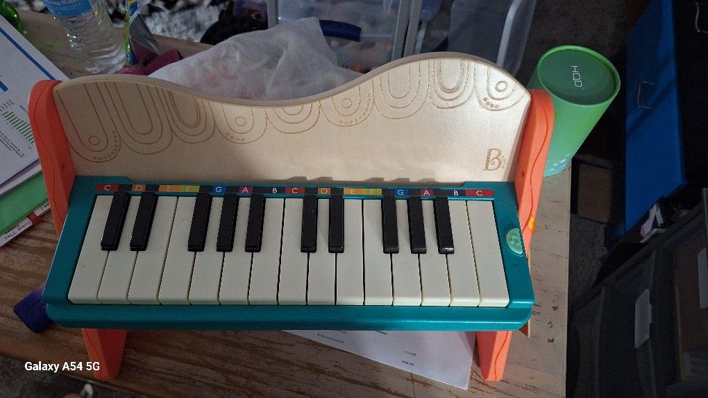 B's Toys Mini Maestro Wooden Toy Piano