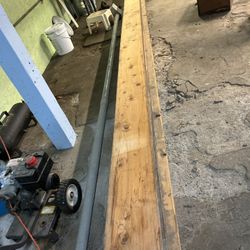 6 Large Planks Of Wood 22” Long