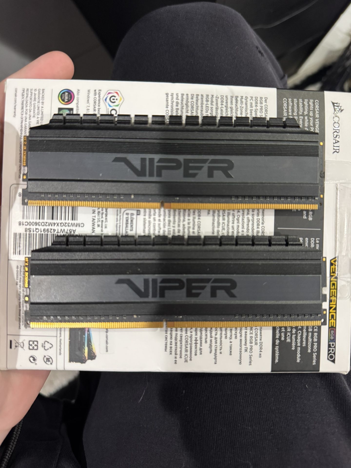 16gb Ddr4 3200mhz Ram. 2x8gb Sticks