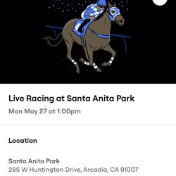 Live Racing at Santa Anita Park