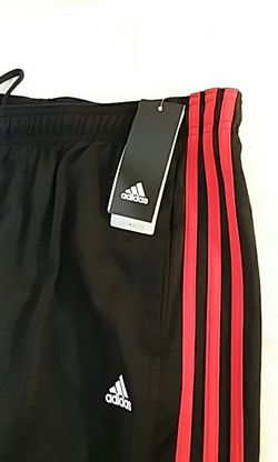 adidas TRICO ZIP PANT BLACK/RED NOIR/ROUGE SIZE LARGE. for Sale in Tacoma, WA OfferUp