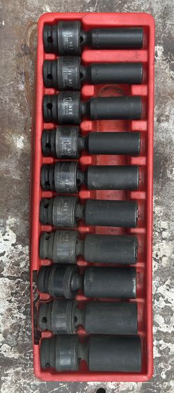 NPT Impact Swivel Socket Set